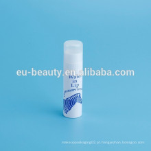 Tubo cosmético do lipbalm do plástico / tubo do bálsamo do bordo